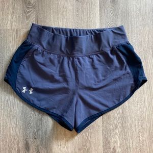 Blue Under Armour HeatGear Running Shorts